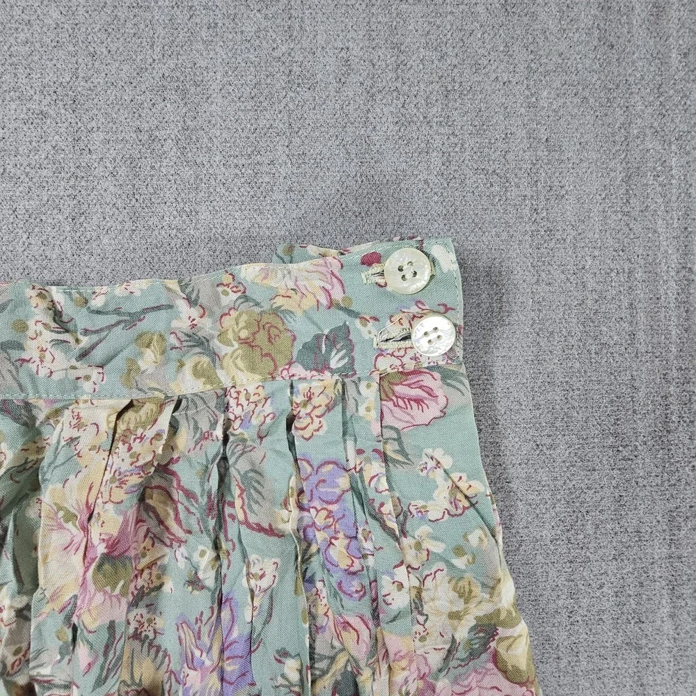 Vintage Agenda USA Women's Floral Midi  Romantic Pocket Skirt Size‎ 8